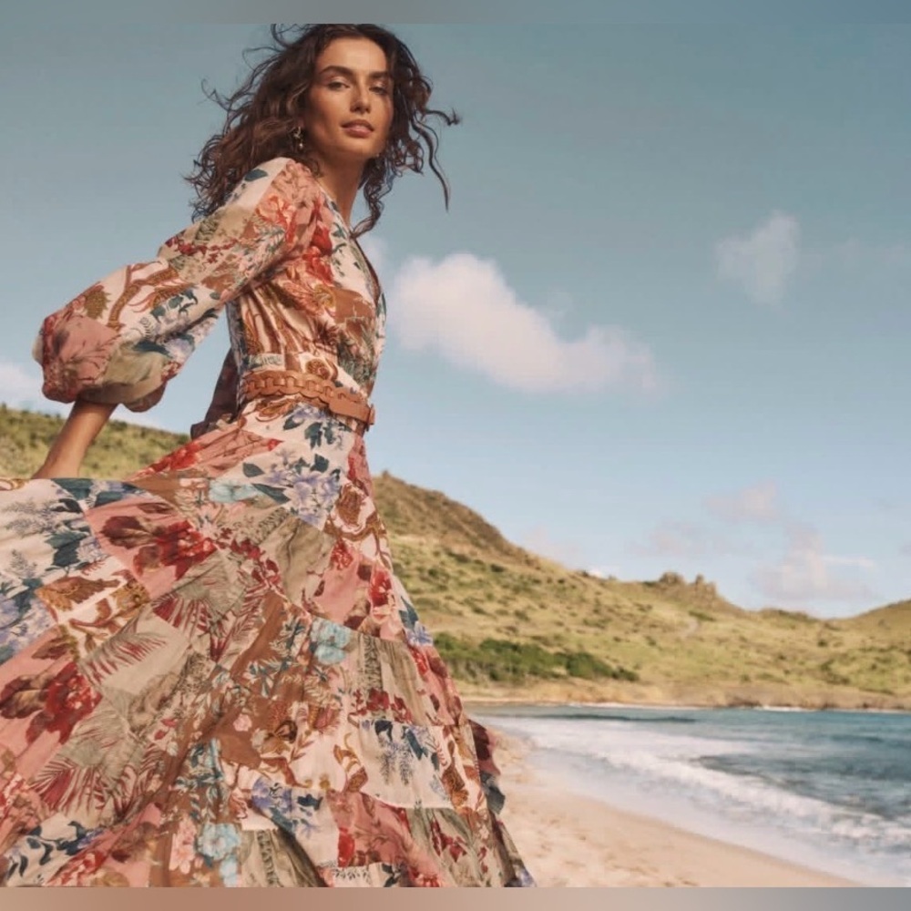 ZIMMERMANN
Cassia Patch Midi Wrap Dress - Picture 1 of 6